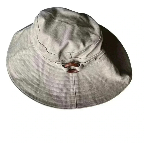 GAP LARGE BEIGE BEACH HAT•VERY CLASSY•LIKE NEW• - Picture 1 of 6